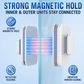 ⚡6‑in‑1 Magnetic Glass Cleaner – 30% wider cleaning area, perfect for high‑rise windows. Dual pads + squeegee – flawless results from the first pass!