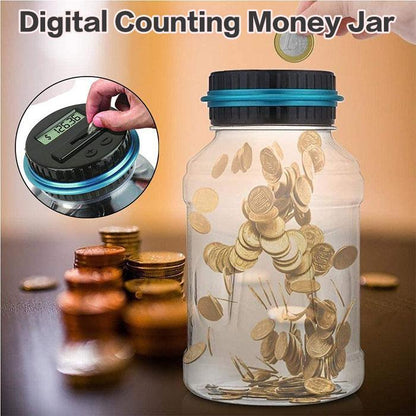 💰✨50% OFF! 🏦 Digital Money Box with Auto Coin Counting – Tracks Savings, Sets Targets & Makes Saving Fun for Kids & Adults. Over 9,584 Smart Savers!✨