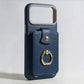 Magnetic Wallet Case with Ring Stand