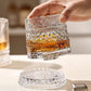 🥃50% OFF NOW! 360° Rotating Whiskey Glass Tumbler – Vintage Embossed Crystal Spinning Old Fashioned Glass, Luxury Rotatable Cocktail Glass for Bar, Home & Party