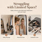 🥳50% OFF NOW! Portable Folding Full-Length Mirror‑HD Foldable Travel Body Mirror with Storage Bag, Wall Hanging Vanity Mirror for Dorm & Travel