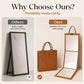 🥳50% OFF NOW! Portable Folding Full-Length Mirror‑HD Foldable Travel Body Mirror with Storage Bag, Wall Hanging Vanity Mirror for Dorm & Travel