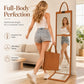 🥳50% OFF NOW! Portable Folding Full-Length Mirror‑HD Foldable Travel Body Mirror with Storage Bag, Wall Hanging Vanity Mirror for Dorm & Travel