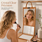 🥳50% OFF NOW! Portable Folding Full-Length Mirror‑HD Foldable Travel Body Mirror with Storage Bag, Wall Hanging Vanity Mirror for Dorm & Travel