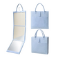 🥳50% OFF NOW! Portable Folding Full-Length Mirror‑HD Foldable Travel Body Mirror with Storage Bag, Wall Hanging Vanity Mirror for Dorm & Travel