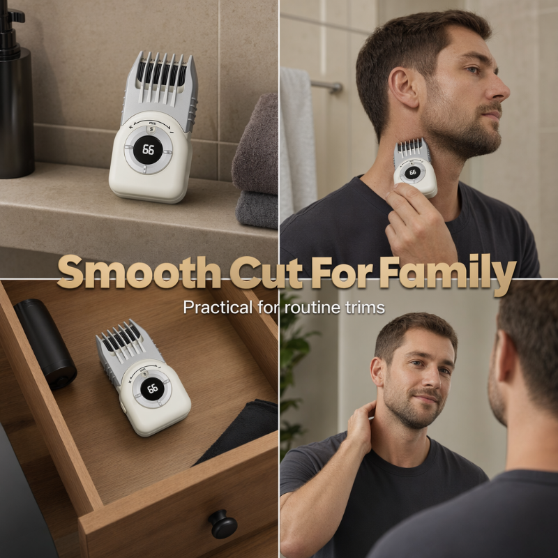 Cordless hair trimmer for routine grooming