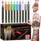 🎁🔥Last day sale 50% OFF🔥Cosmetic Grade Temporary Tattoo Markers for Skin, 10/15 Vibrant Colors Flexible Brush Tip Pens,, High Detail, Face Makeup Halloween, None Toxic, Office Stationery Writing Tool 4