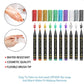 🎁🔥Last day sale 50% OFF🔥Cosmetic Grade Temporary Tattoo Markers for Skin, 10/15 Vibrant Colors Flexible Brush Tip Pens,, High Detail, Face Makeup Halloween, None Toxic, Office Stationery Writing Tool 4