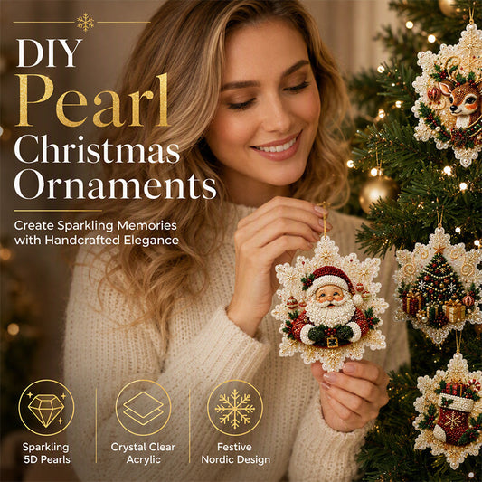 ⏳Limited-time 55% off⏰Christmas DIY Painting Hanging Ornaments Set🥳🎄