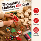 DIY Christmas Wooden Ornaments Kit with Pens and Bells