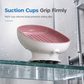 🧼 50% OFF! ✨Wall Mount Double Layer Soap Tray, Suction Cup Self Draining Soap Holder🚿
