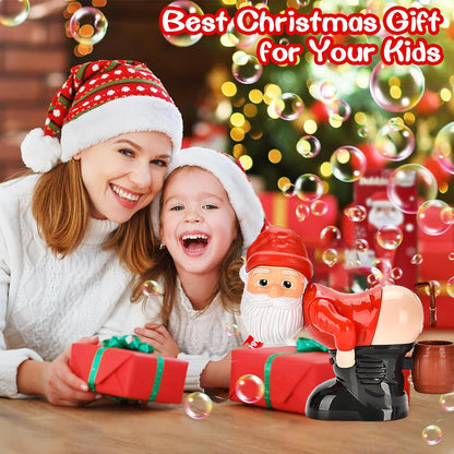 🎁2026 New Arrivals 50% OFF💥 Christmas Santa Bubble Maker – One-Click Automatic Bubble Blowing, Joyful Music & Flashing Night Lights – Cute Holiday Toy for Kids & Family Fun 🎄