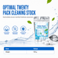 20 Pack White Round Effervescent Toilet Tank Freshener and Deodorizer Tablets