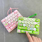⌨️ LIMITED-TIME 50% OFF! 🐱 Cute Keyboard Button Keychain Fidget Toy – Tactile Press, Animal Design, Portable ✨