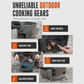 🔥55% OFF NOW! Careluxpro Heavy-Duty Carbon Steel Camping Stove – 3-in-1 Wood & Charcoal Burning Outdoor Combustion Stove, High-Draft Airflow Portable Camp Cooker for Camping, Backpacking & Outdoor Cooking