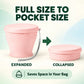 🥳2026 HOT SALE🥳💞50K+ SOLD!🍃 50% OFF!🥤 Collapsible Travel Cup – Compact & Easy to Carry💧