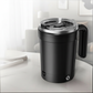 Automatic mixing cup with smart temperature display