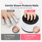 36W Electric Steam Nail Polish Remover Machine Professional Gel Polish and Acrylic Removal Device for Manicures