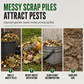 Stainless Steel Worm Composting Tube for Gardens