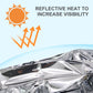 🚨 Emergency outdoor Survival Blanket – Compact Silver Thermal Shelter for Emergency Kits