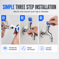 Lockable Outdoor Water Faucet with Key