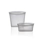 Reusable Silicone Zip Containers -Set of two (one large, one small)