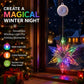 ⏳LAST DAY SALE ONLY ￡10.99!!🎄❄️ DIY Christmas Snowflake Suction Cup LED Lights ✨ | Battery Operated, Warm & Multi-Colour, Window Suction Lights, Christmas Home & Party Decor